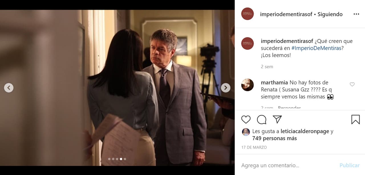 "
<b>Ahorita no nos podemos besar</b>, teníamos un beso dentro de la telenovela 'Imperio de mentiras'. Evidentemente la productora no permitió. Una, que nos acercáramos tantísimo, y dos, pues mucho menos el beso", declaró el pasado miércoles al programa 
<a href="https://www.youtube.com/watch?v=f0PYUai9qK8" target="_blank">'La cuchara'</a>. 
<br>