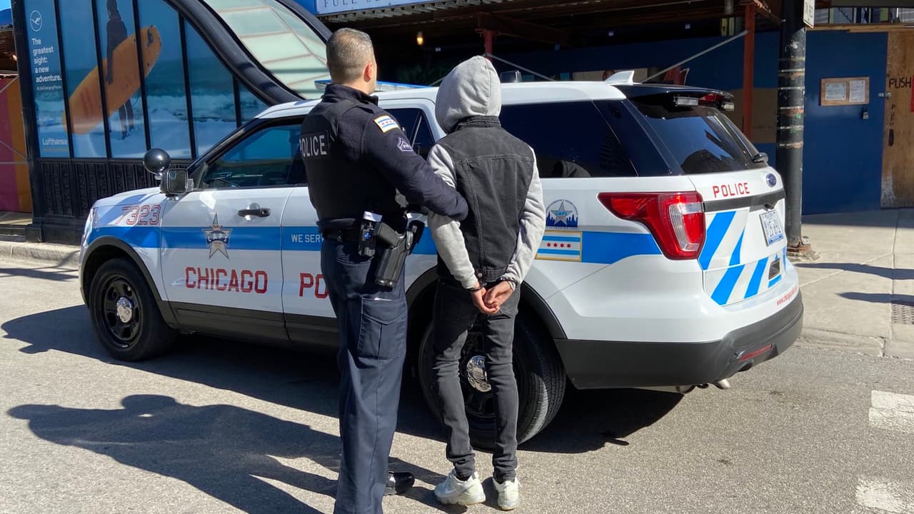 Cinco personas fueron detenidas en el centro de Chicago tras llevar a cabo un robo organizado en la avenida Michigan.