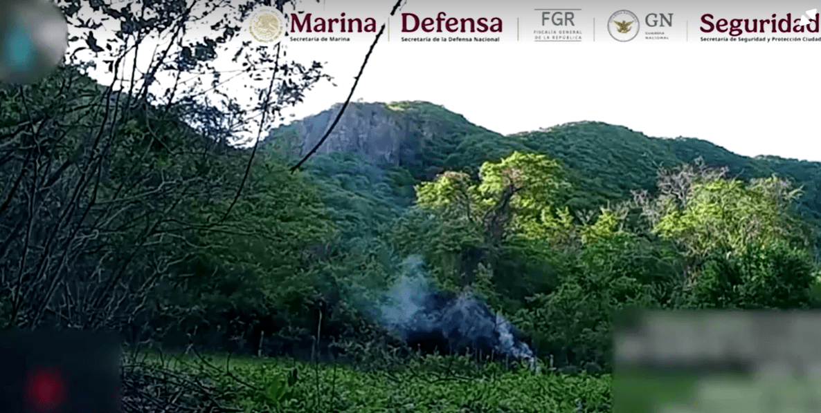 Se trata del resultado de un operativo realizado en el poblado de 
<b>Abuya en Culiacán, Sinaloa</b>.