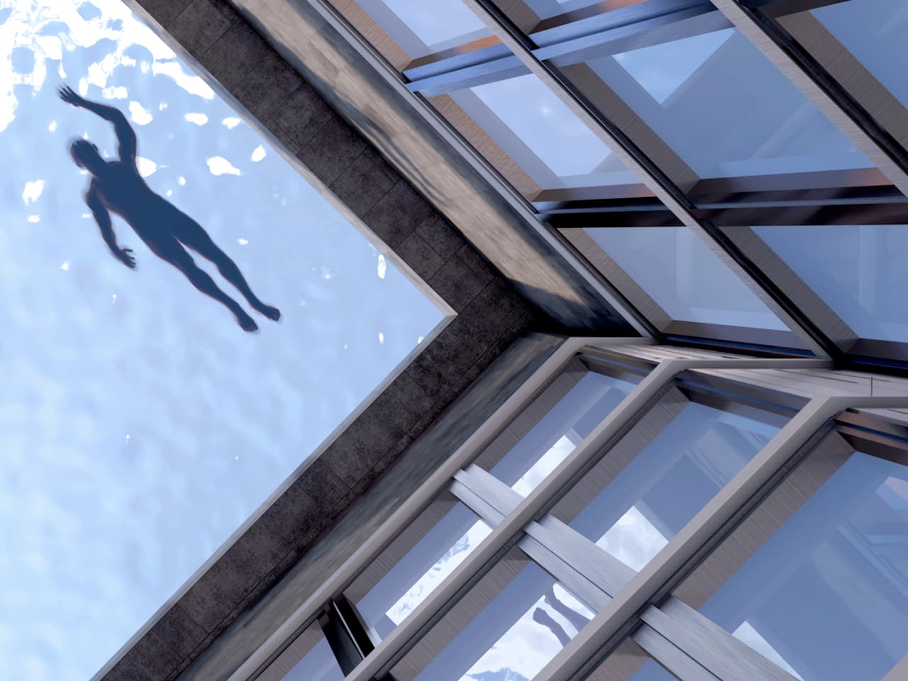 El sistema de calefacción de la piscina será totalmente automatizado y se adaptará automáticamente a la temperatura del ambiente. Utilizará la energía residual del sistema de aire acondicionado del edificio