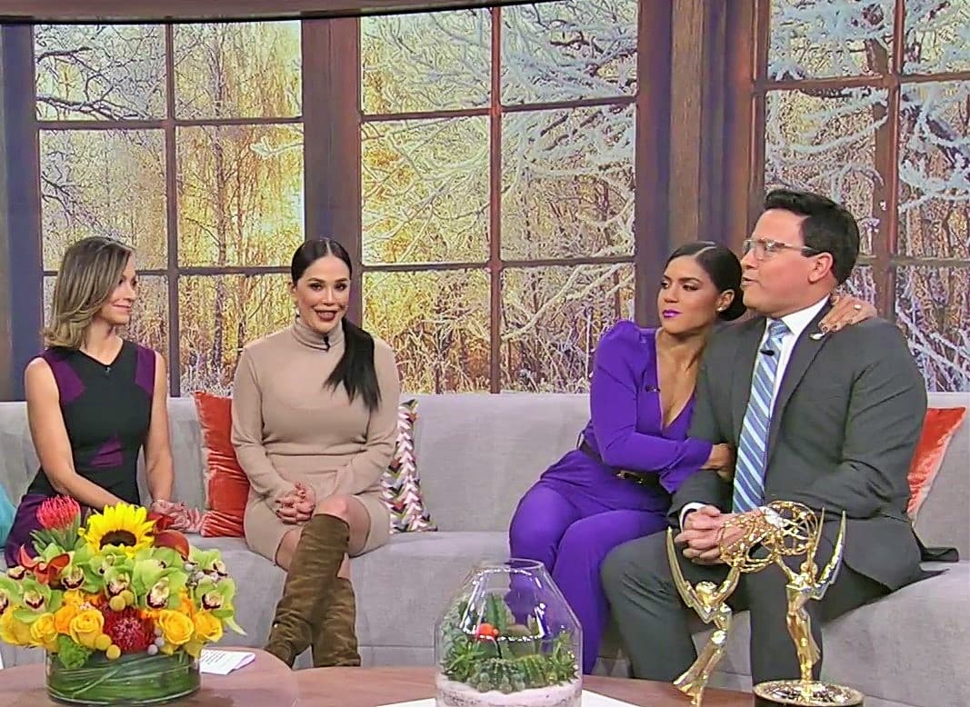 Inmediatamente, sus compañeros del show le mostraron su apoyo entre abrazos y palabras de aliento.