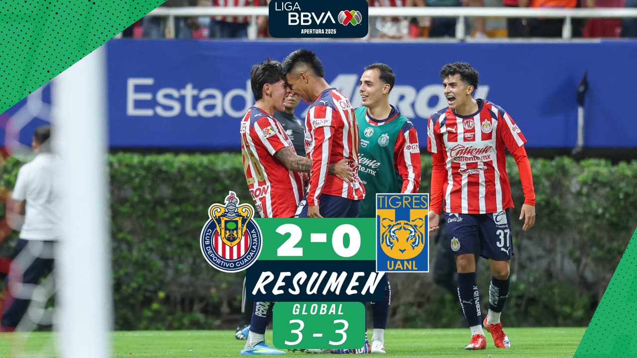 ¡A Semifinales! Sandoval le da el pase a Chivas con un doblete