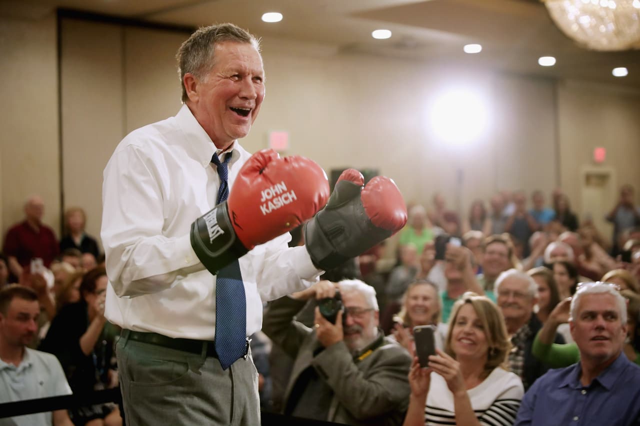 No, John Kasich no cuelga los guantes y sigue en la pelea