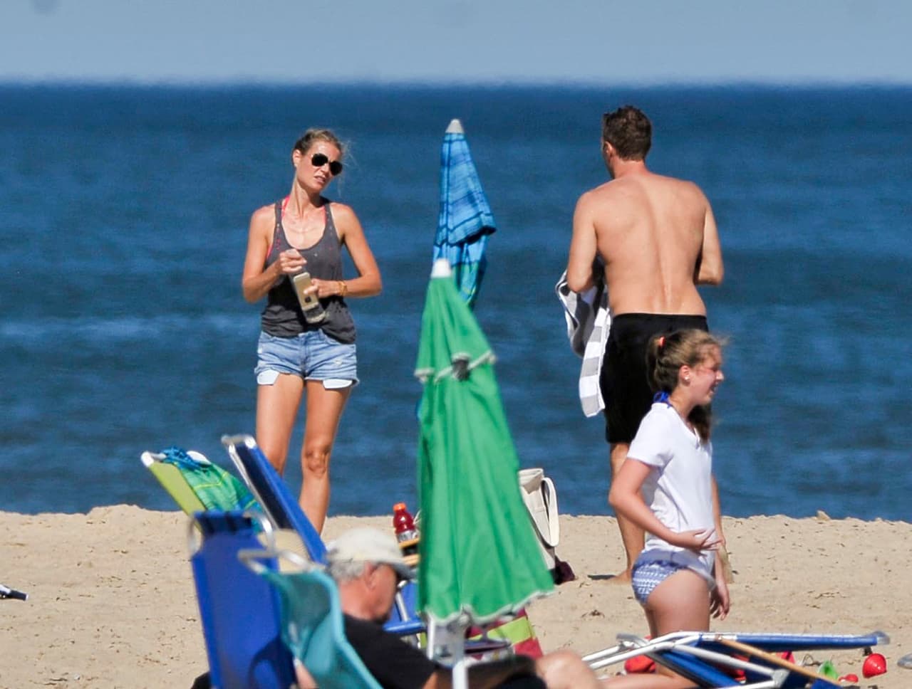 Gwyneth y Chris pasaron el día en los Hamptons.