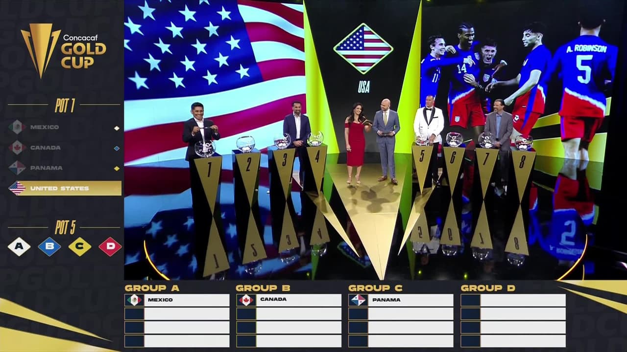 Así quedó el Grupo de Estados Unidos y Arabia para la Copa Oro