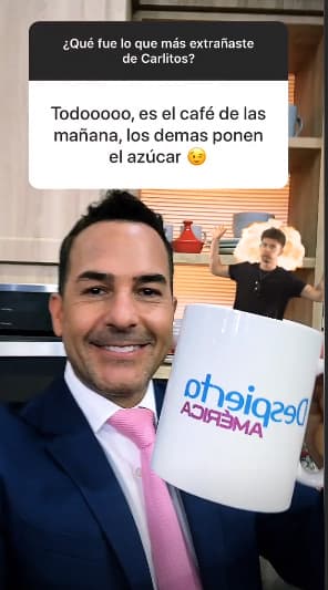 Parece que las ocurrencias de Carlitos Calderón endulza la vida de sus seguidoras.