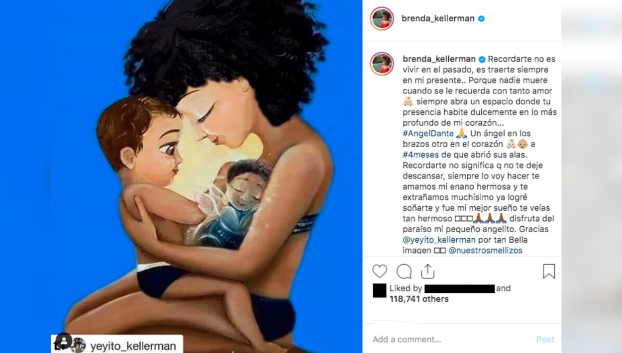 Sin embargo, la felicidad que les embargaba se vio opacada cuando tuvieron que llevar a urgencias a Dante, ya que el 7 de junio Ferdinando comunicó que el bebé llevaba internado en el nosocomio 20 días.