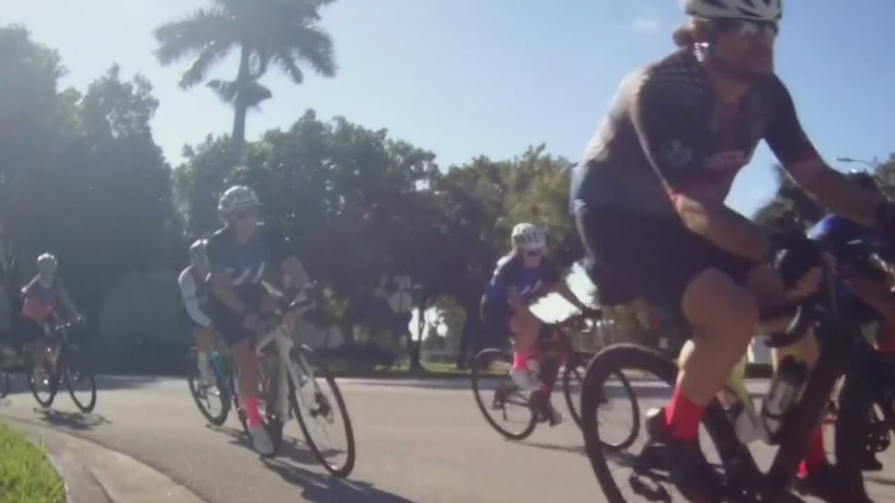 Así es un recorrido por ‘El Hueco’ en Doral con los amantes del ciclismo