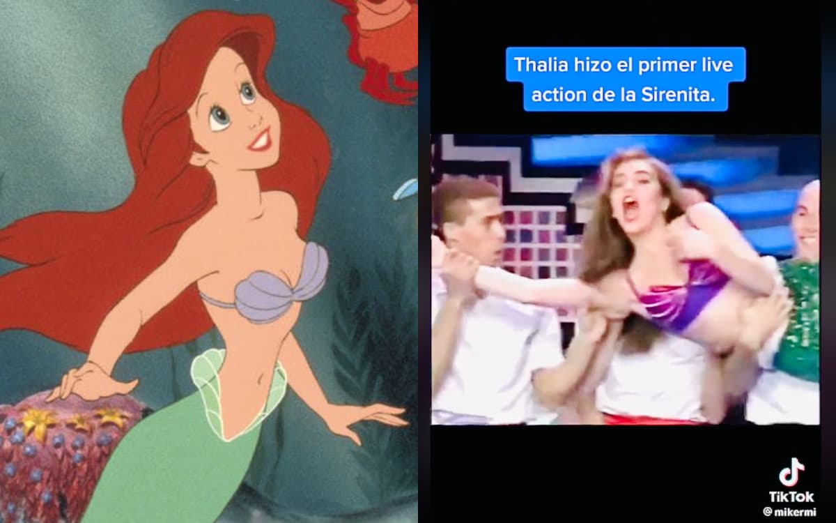 ¿Thalía hizo el primer live action de 'La Sirenita'? Fans acusan a Disney de "plagio" con pruebas