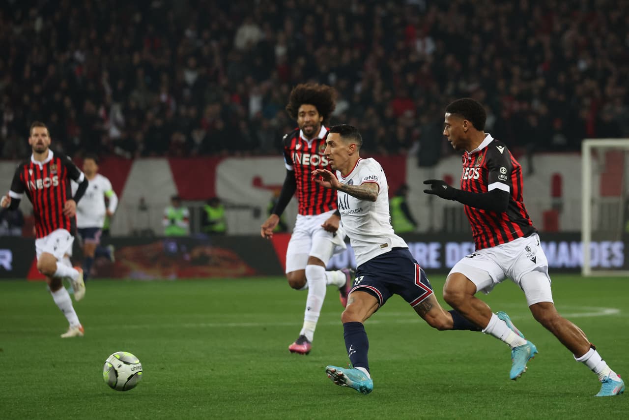 Nice derrotó por la mínima al Paris Saint-Germain que llegará herido al juego de Champions contra el Real Madrid.
