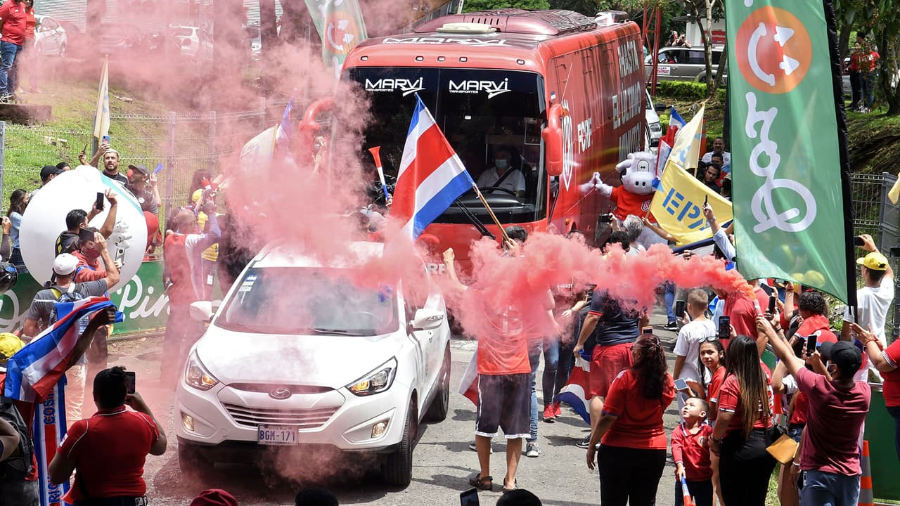 Gran despedida a selección de Costa Rica que viaja a Catar en busca de la clasificación