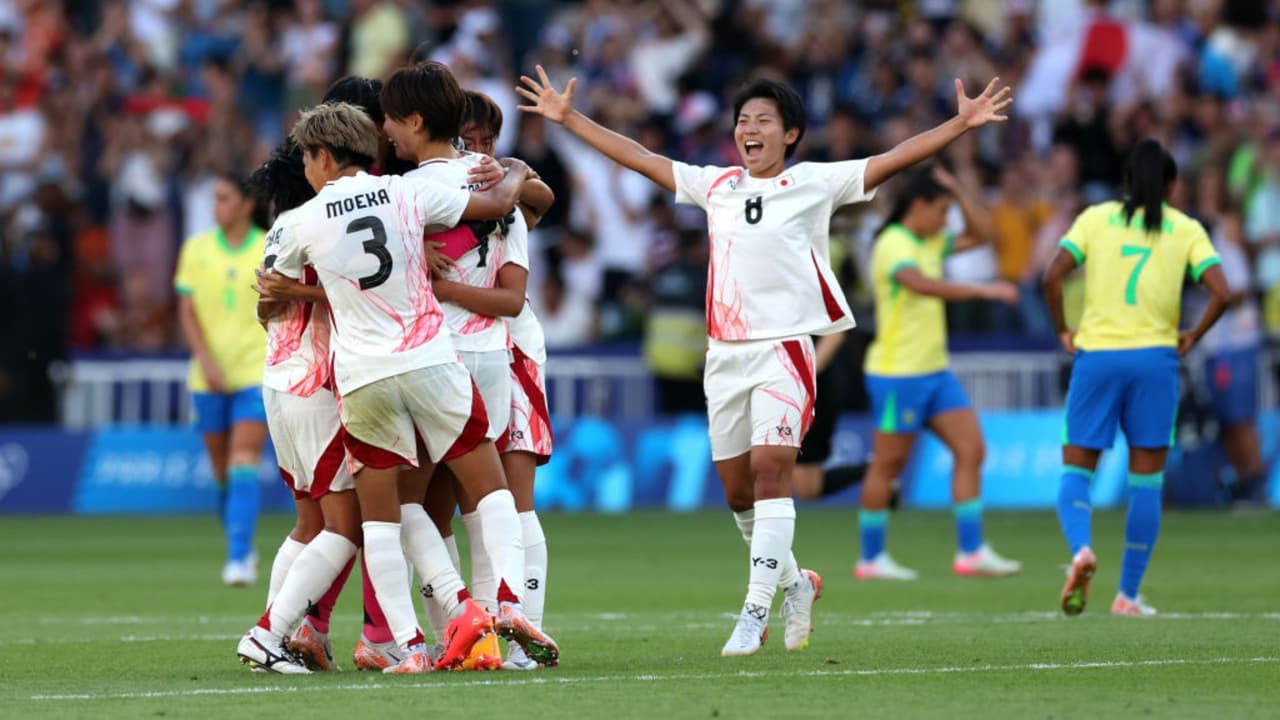 Japón sorprende a Brasil en el futbol femenil de Paris 2024