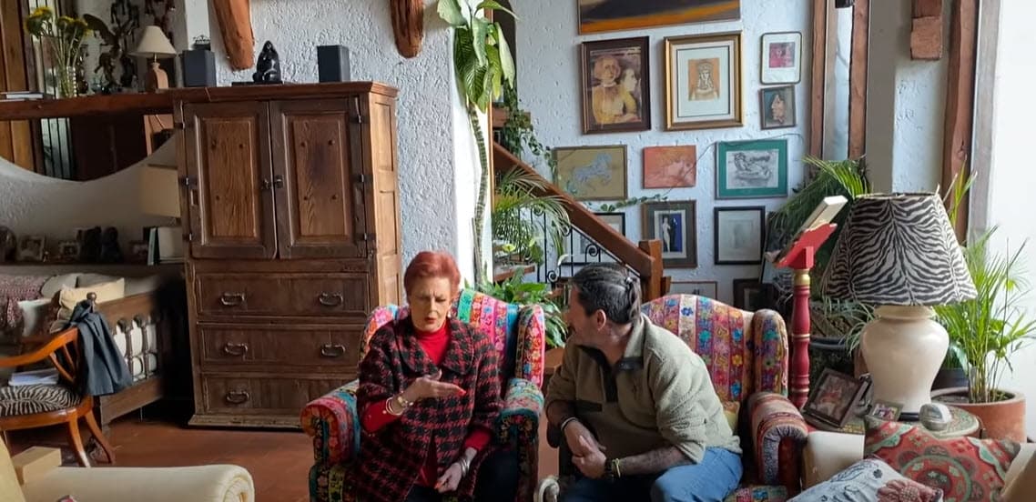 La sala de la casa de Talina Fernéndez.