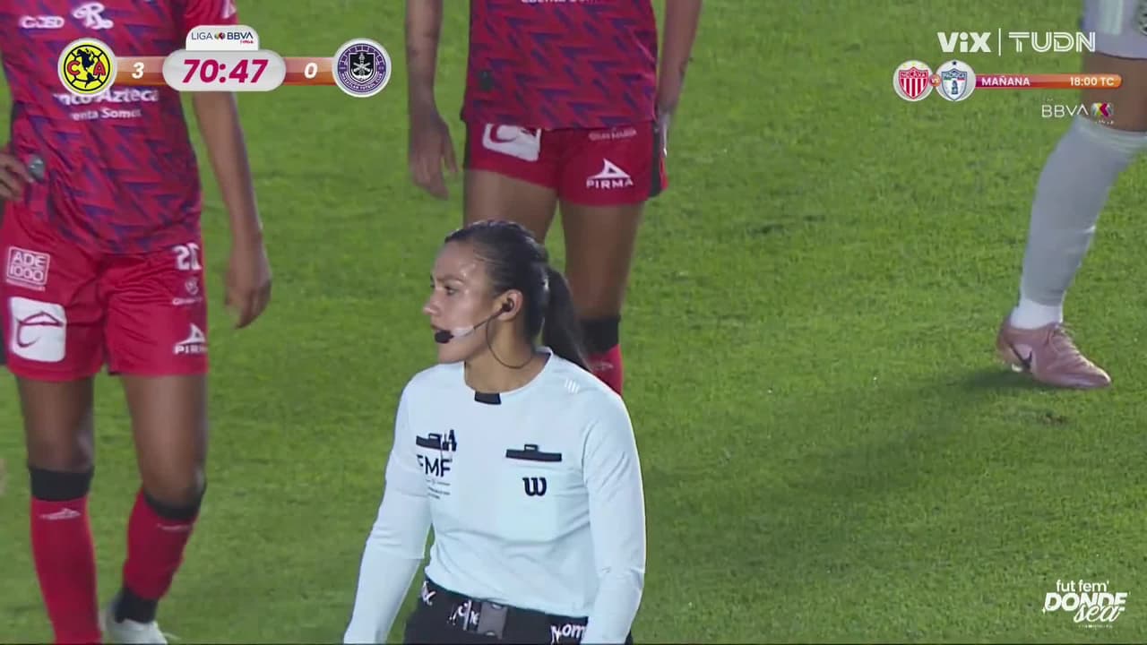 ¡Cayó el cuarto del América! Penalazo muy claro e Irene Guerrero hace efectiva la pena máxima