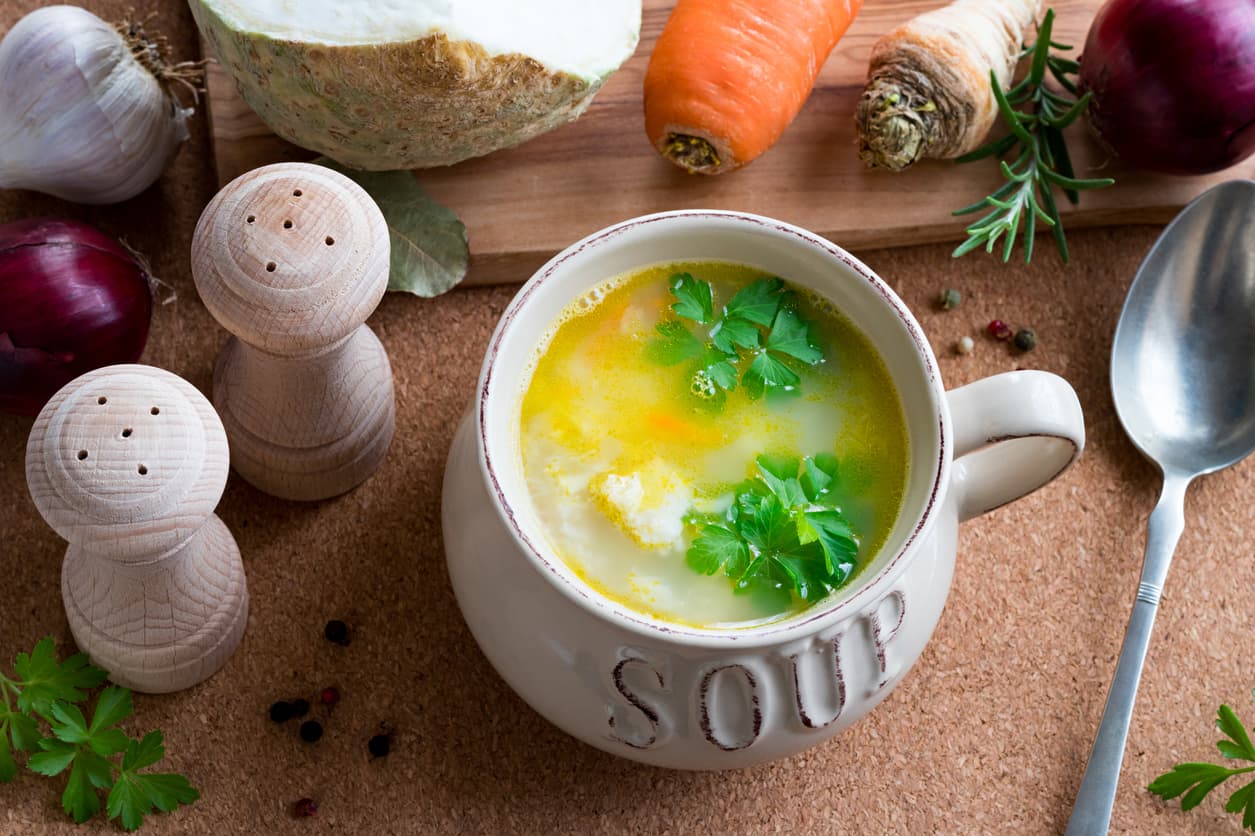 Consomé de pescado | Reto 28