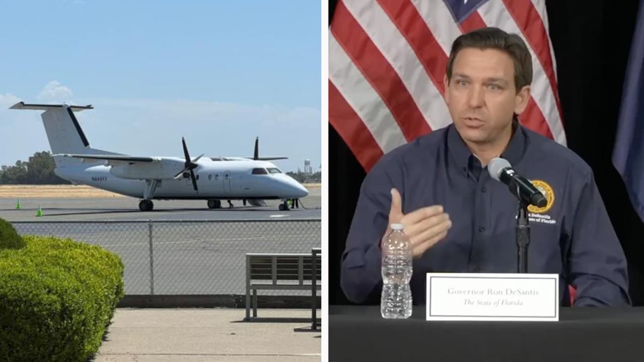 "Las ciudades santuario deberían ser las que lidien con eso": DeSantis defiende envío de migrantes a California
