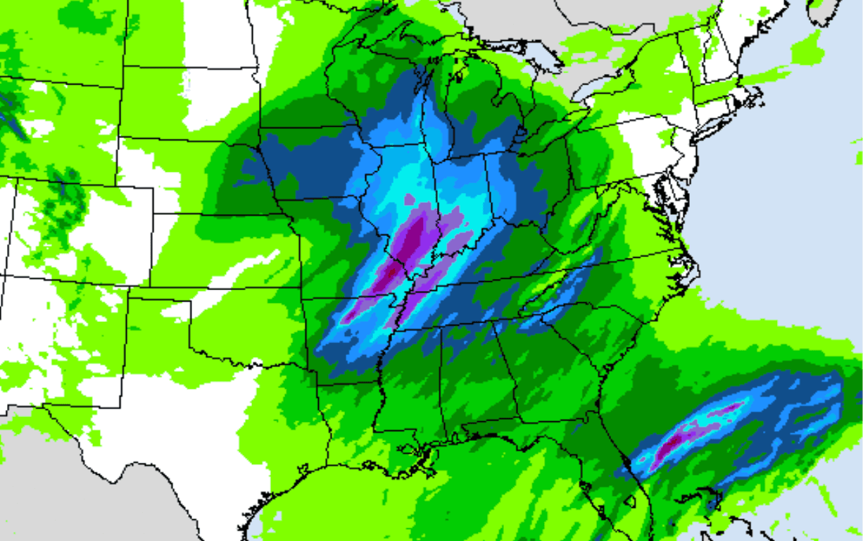 Se acercan nuevas tormentas este viernes a Georgia: estas son las horas clave y las zonas afectadas