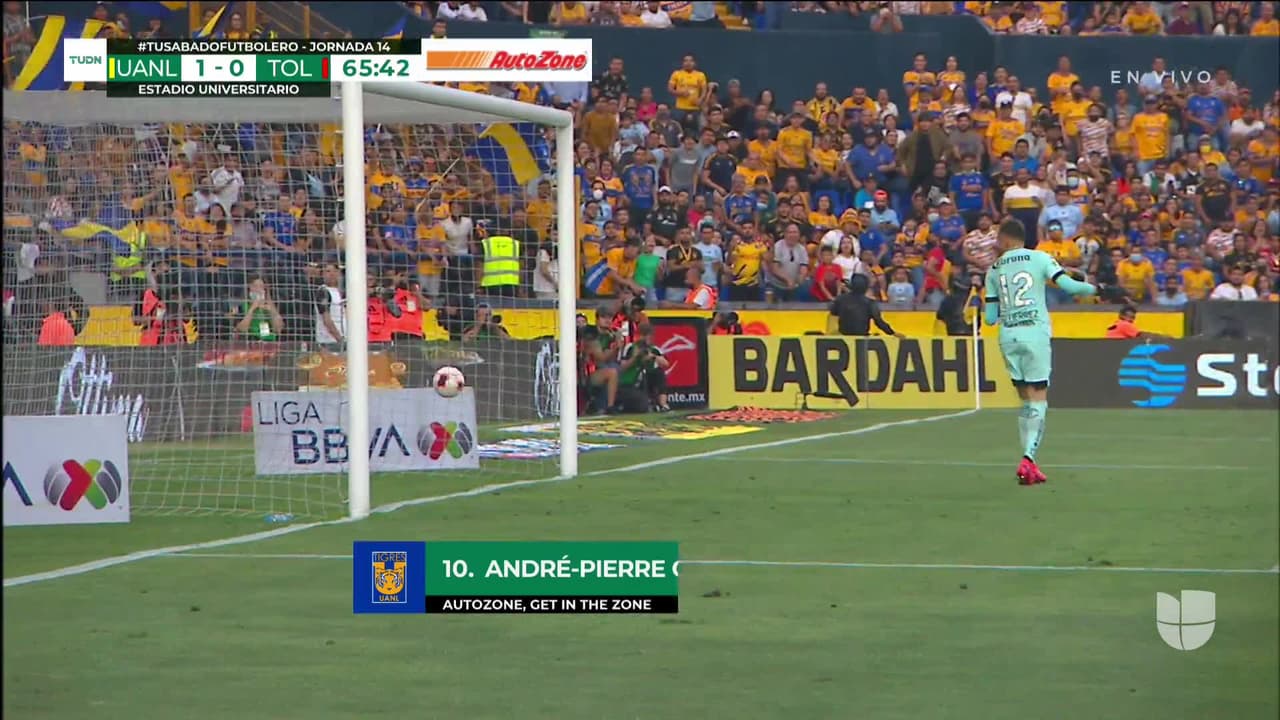 ¡GOOOL! Sebastián Córdova anota para Tigres.