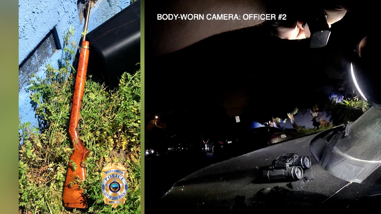 Policía de Long Beach dispara a una mujer que tenía un rifle; un hombre también fue hallado muerto