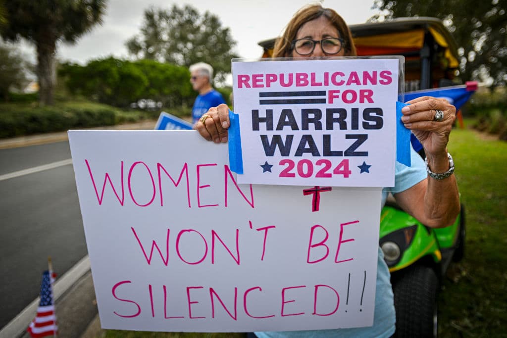 Algunas mujeres republicanas expresaron su apoyo a la demócrata Harris en Florida.