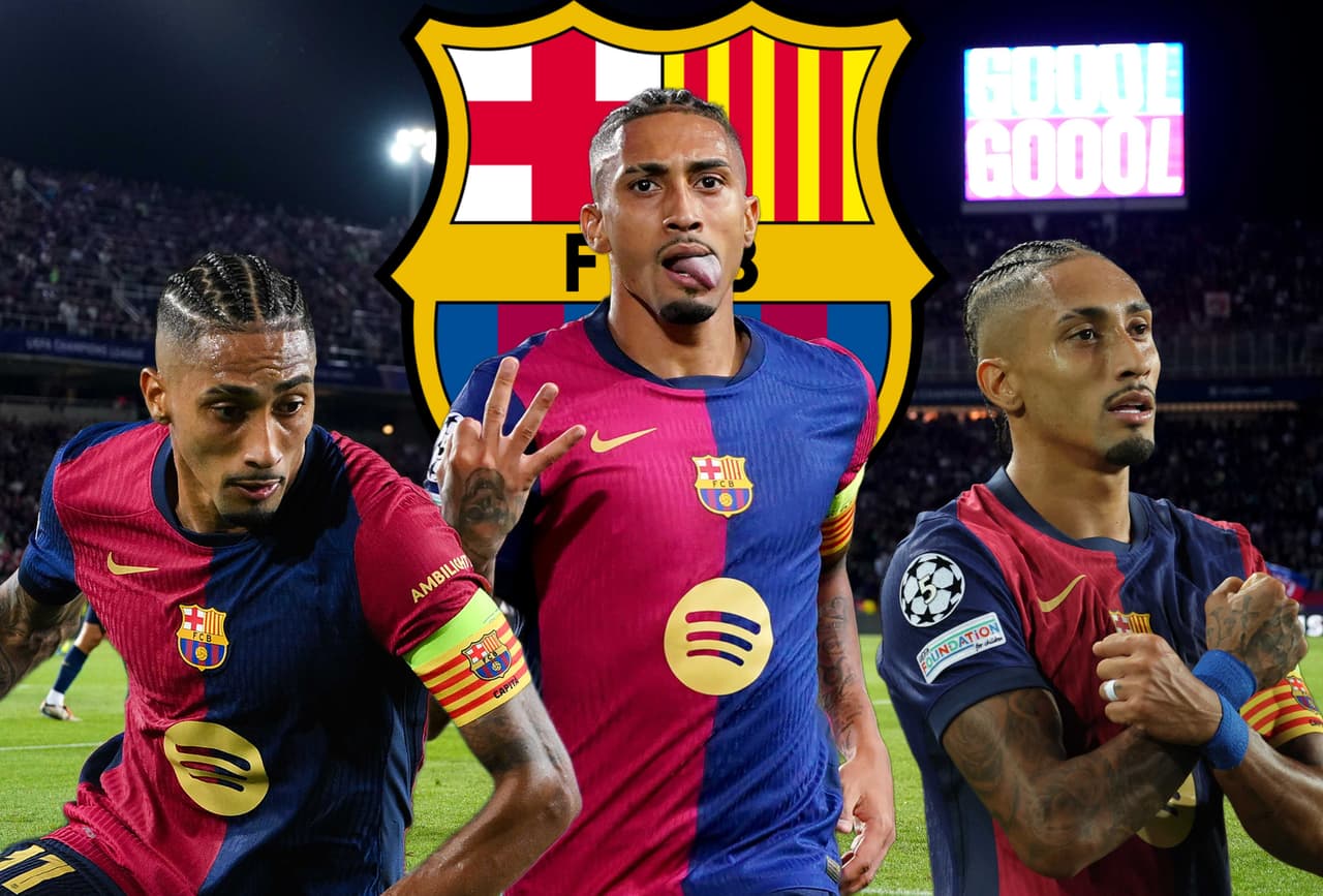 Raphinha, el corazón del Barça en esta Champions League