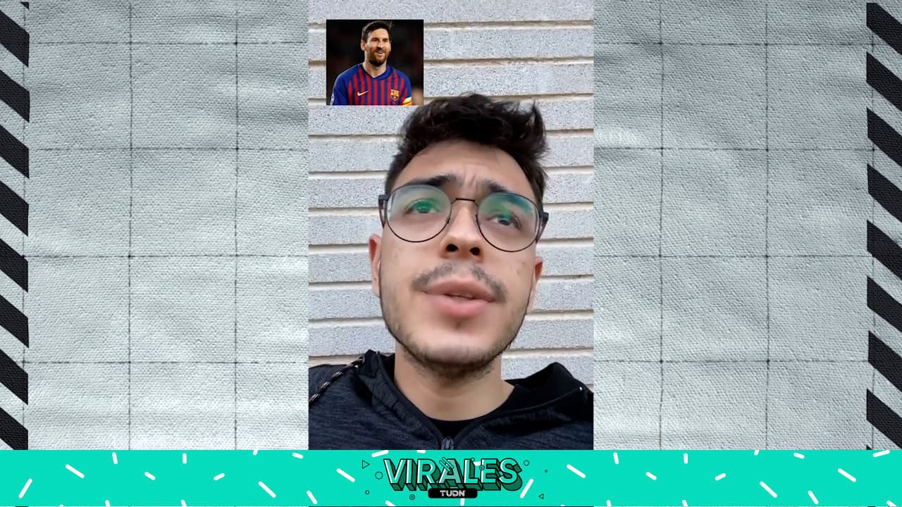 ¡Tiktoker imita a Messi, Suárez y hasta Florentino Pérez!