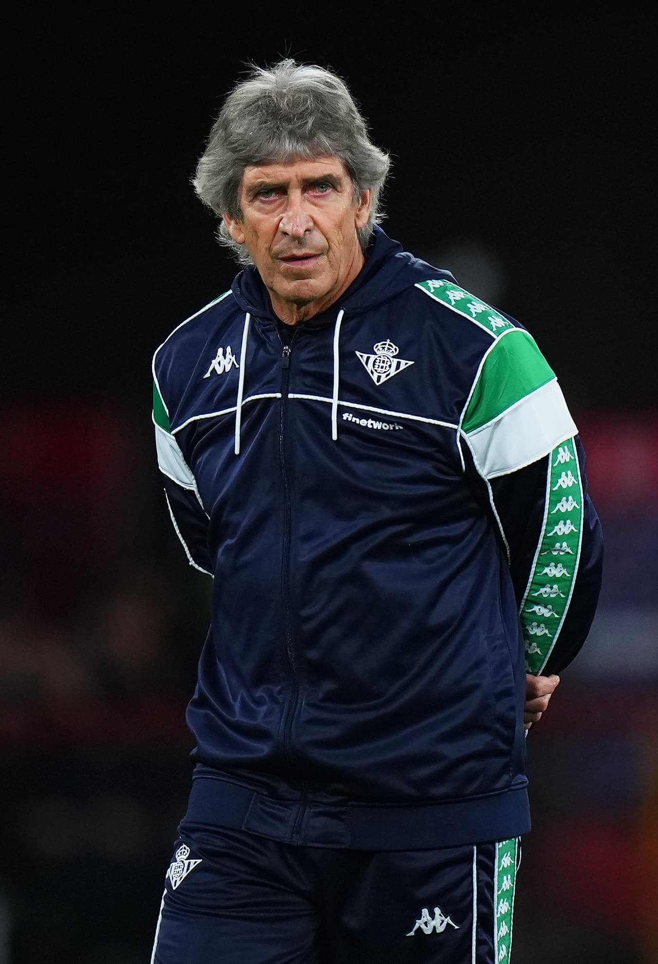 Manuel Pellegrini se mostró calmado desde la banca.