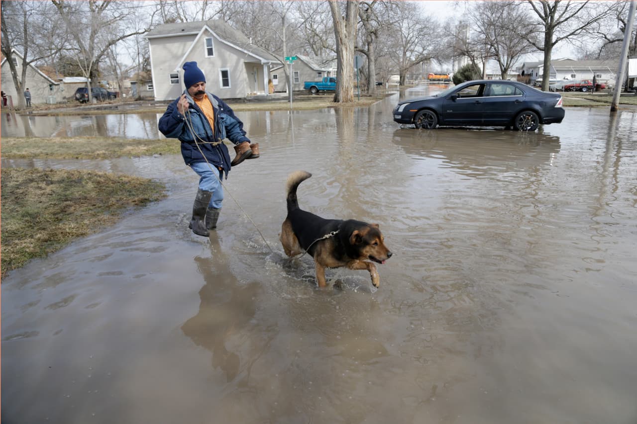 Así fallecieron las víctimas de las inundaciones en Nebraska y Iowa por el 'ciclón bomba'