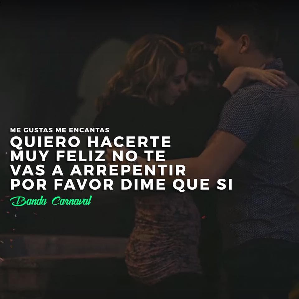 'Me gustas, me encantas' es eprfecta para los enamorados.