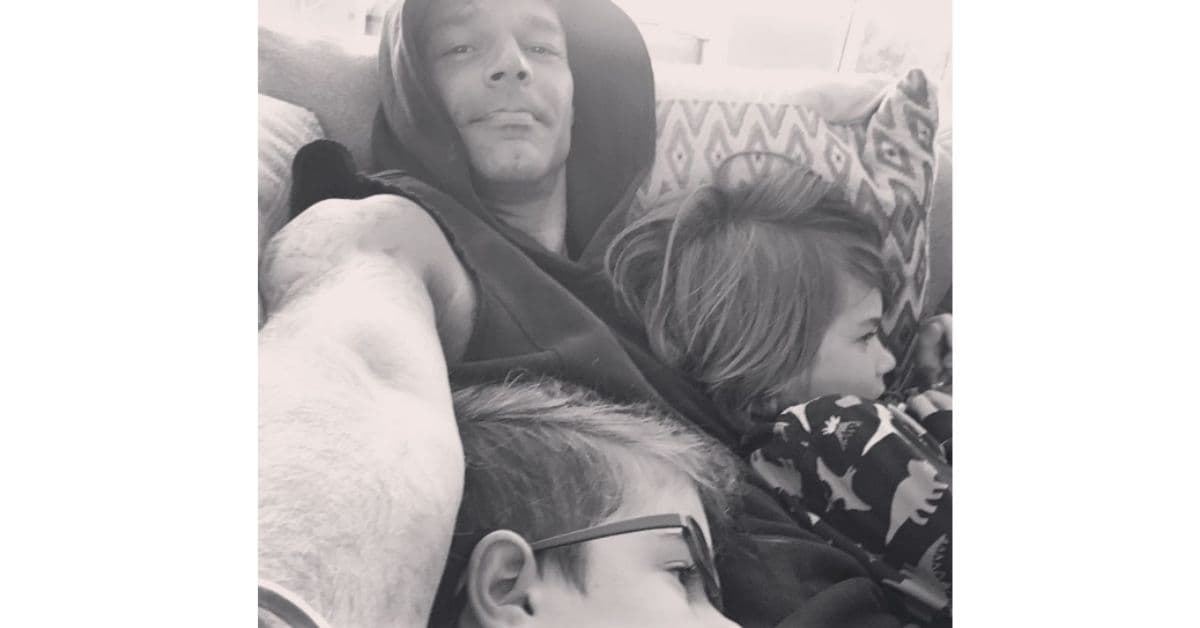 Ricky Martin e hijos