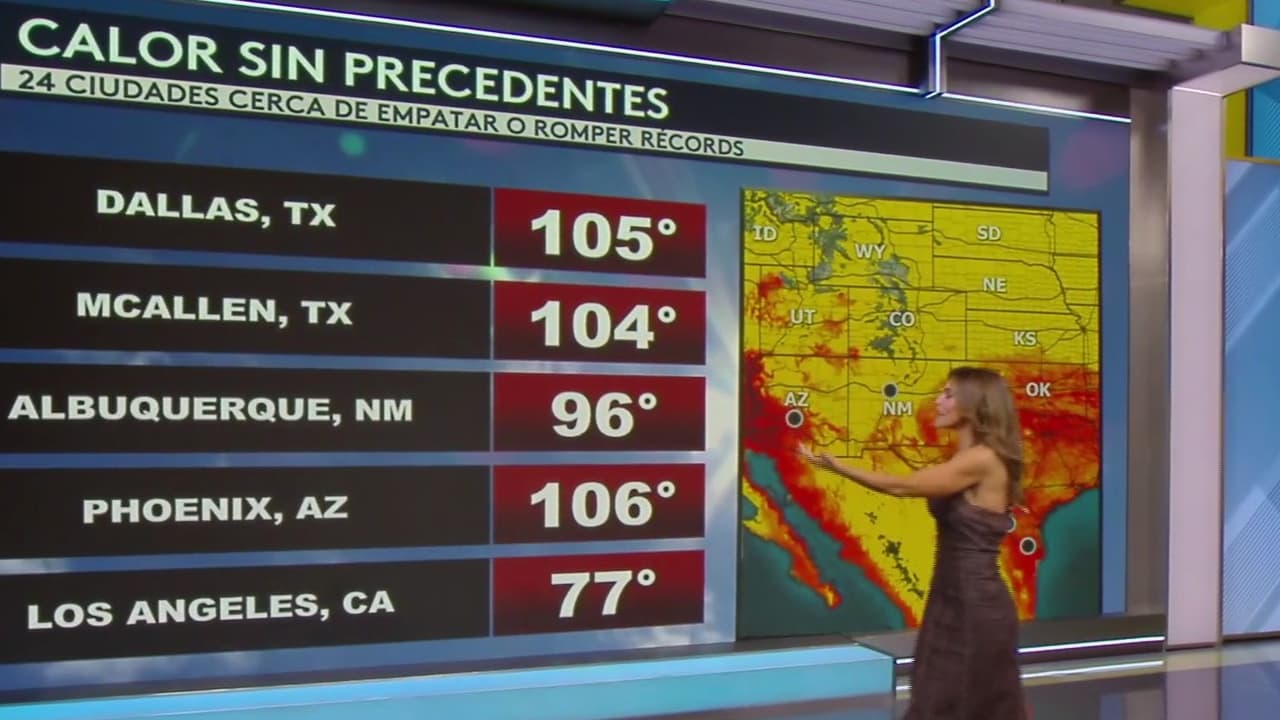 Clima hoy en EEUU, viernes 21 de agosto 2026:Ola de calor extremo activa alertas en 23 estados