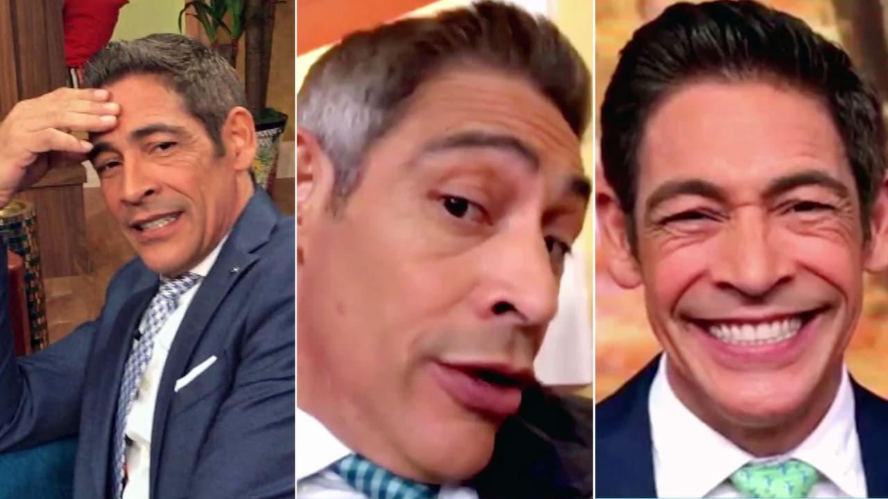 Johnny Lozada sacude las 'hojas blancas' de su cabellera para recibir a su nieta Amaya