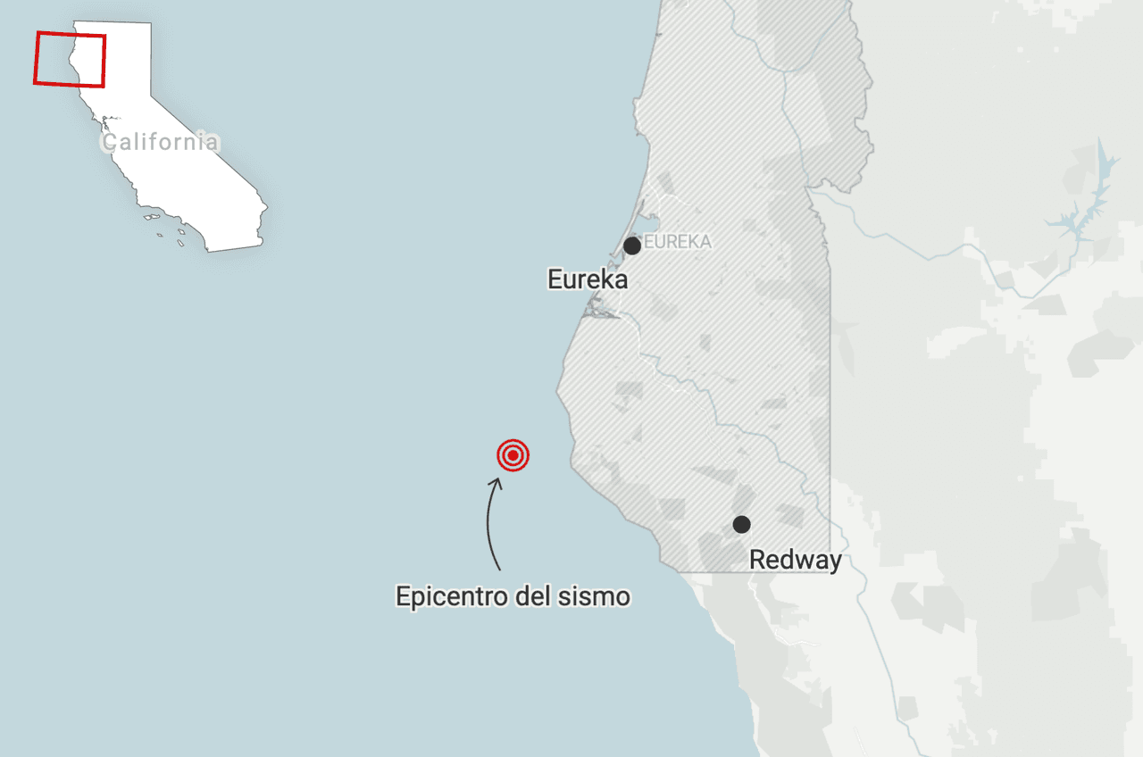 Sismo de magnitud 6.2 sacude el norte de California sin que se reporten daños