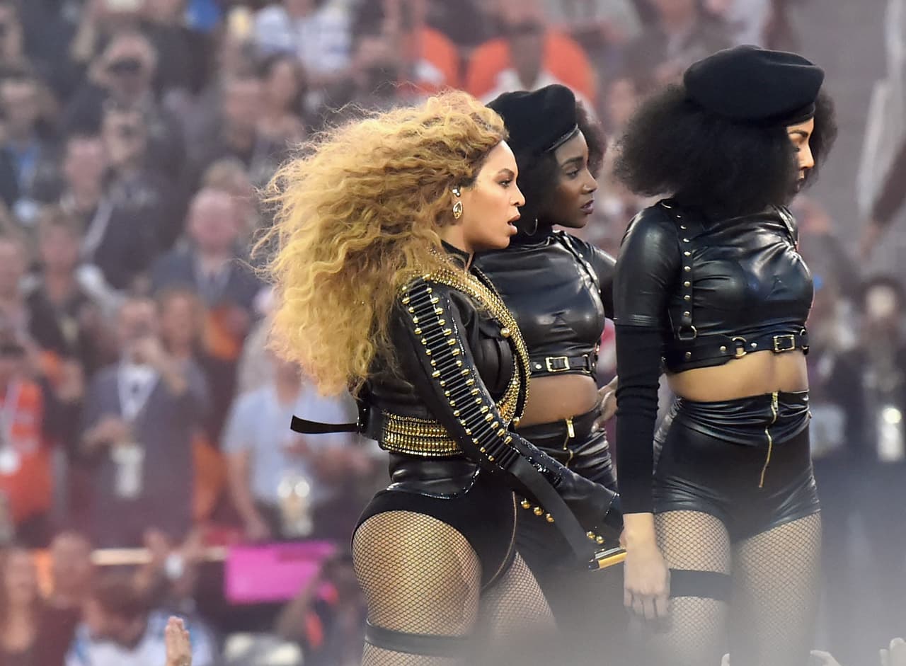 Beyonce performs onstage during the Pepsi Super Bowl 50 Halftime Show