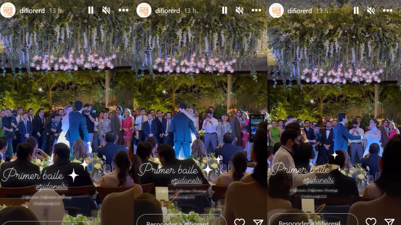 Así fue el primer baile como esposos entre Maity Interiano y Anuar Zidan.