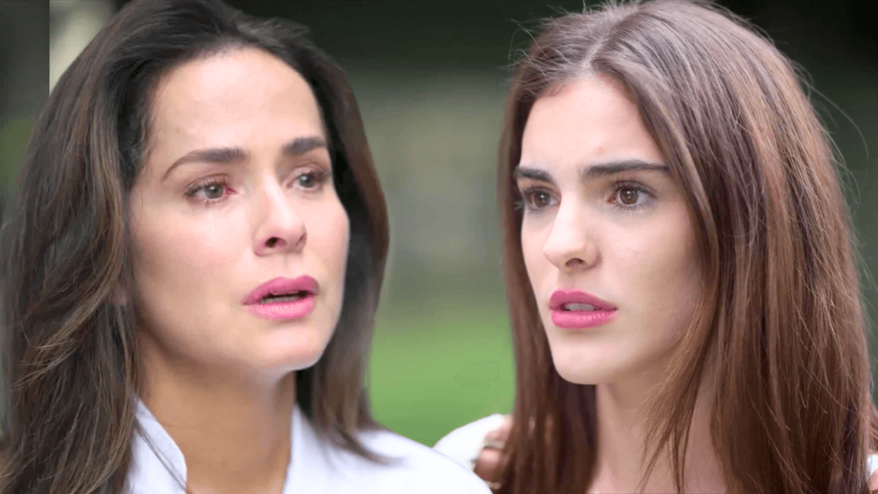 Rebeca confiesa la verdad a Aura | Hermanas, Un amor Compartido | Capítulo 20