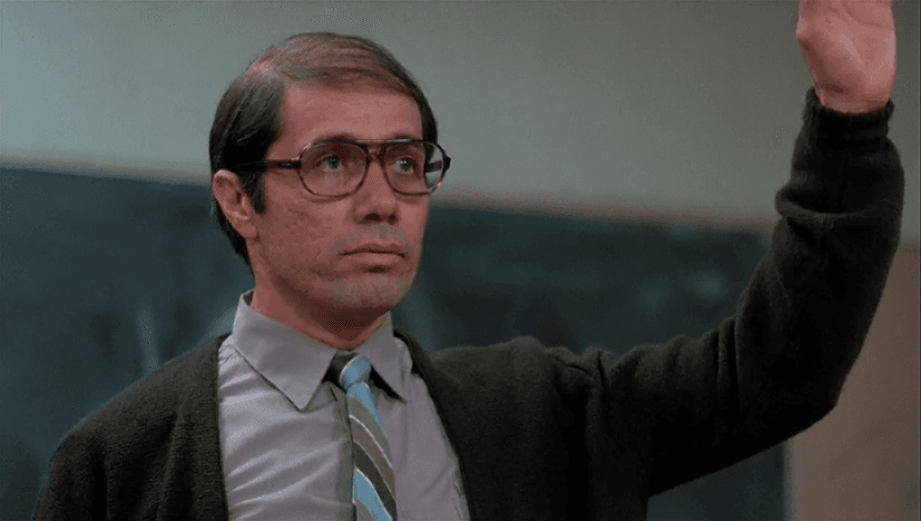 Y un tremendo ejemplo latino, Edward James Olmos como el profesor Jaime Escalante en 'Stand and Deliver'. ¡Fenomenal!