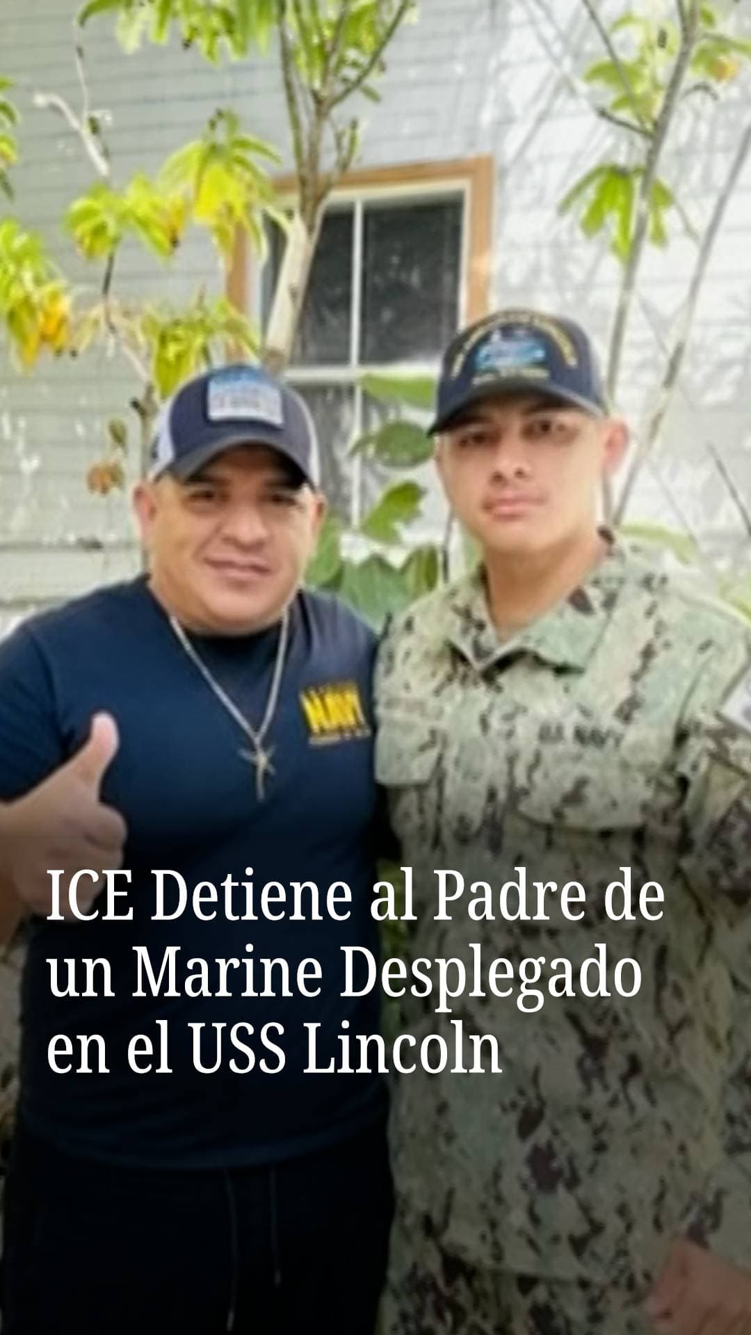 ICE detiene al padre de un marine desplegado en el USS Lincoln