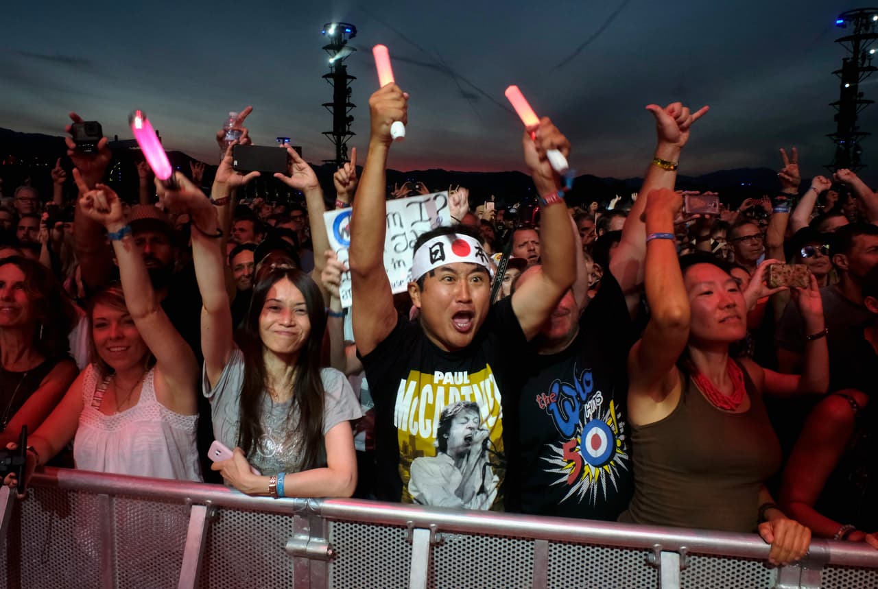 El público enloqueció en estos tres días de música con mitos como Bob Dylan, The Rolling Stones, Neil Young y Paul McCartney.