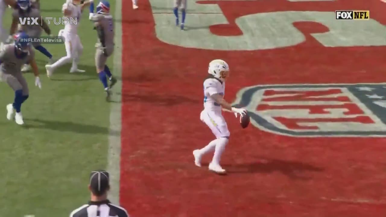 ¡Sorpresa en Buffalo! Touchdown de Keaton Mitchell para Chargers