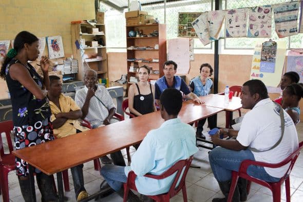 La actriz insistió en que el impulso al campo ayudaría a la población a tener un mejor desarrollo y alimentación.