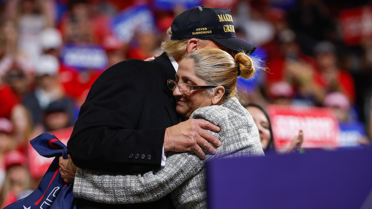 Madre de Minelys Rodríguez aparece en un rally de Donald Trump en Georgia: esto fue lo que dijo