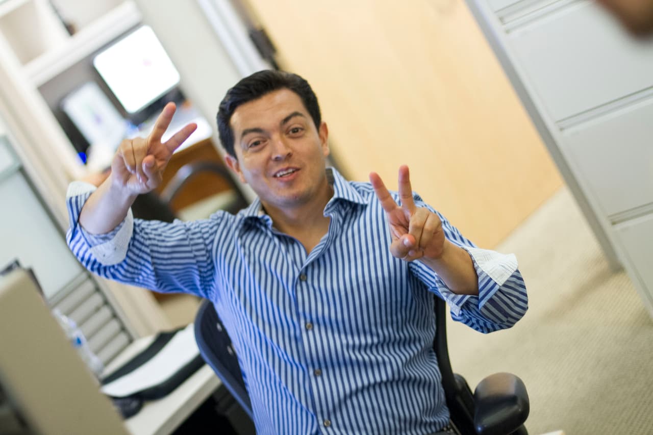 David Ríos captó lo que pasa detrás de bambalinas en Univision Austin.