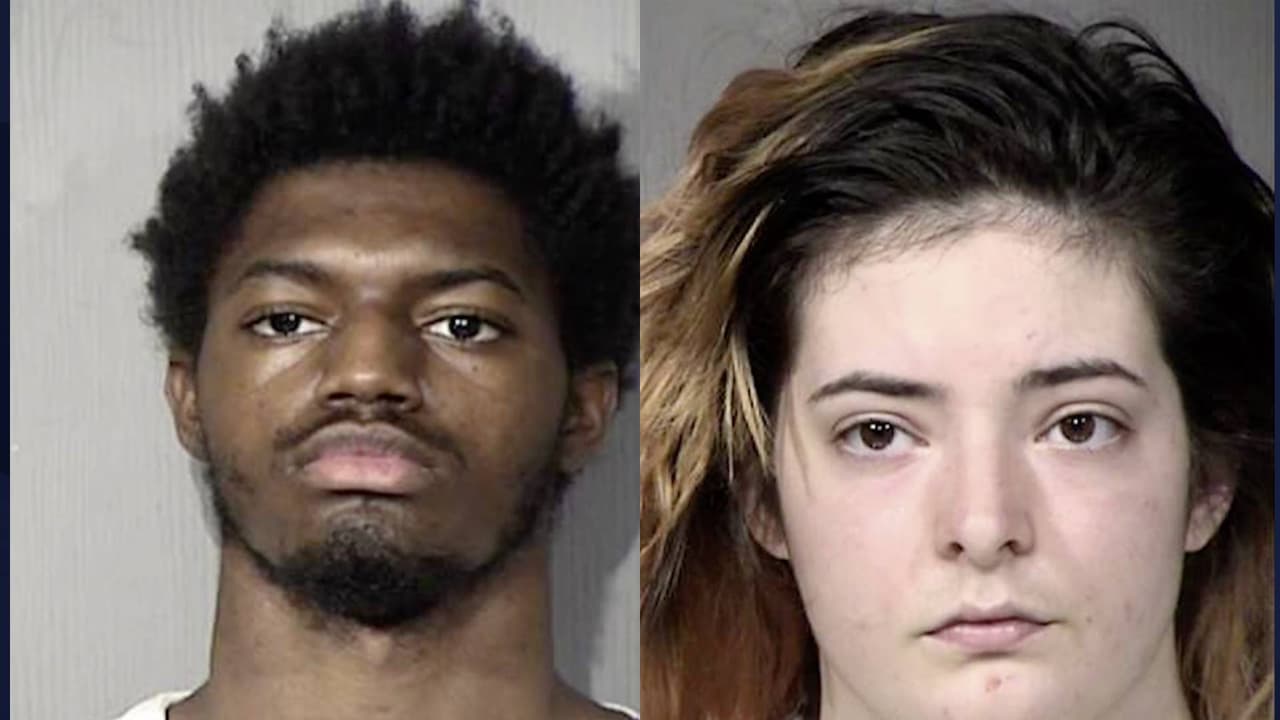 Javian Ezell y Gabrielle Austin, ambos de 18 años