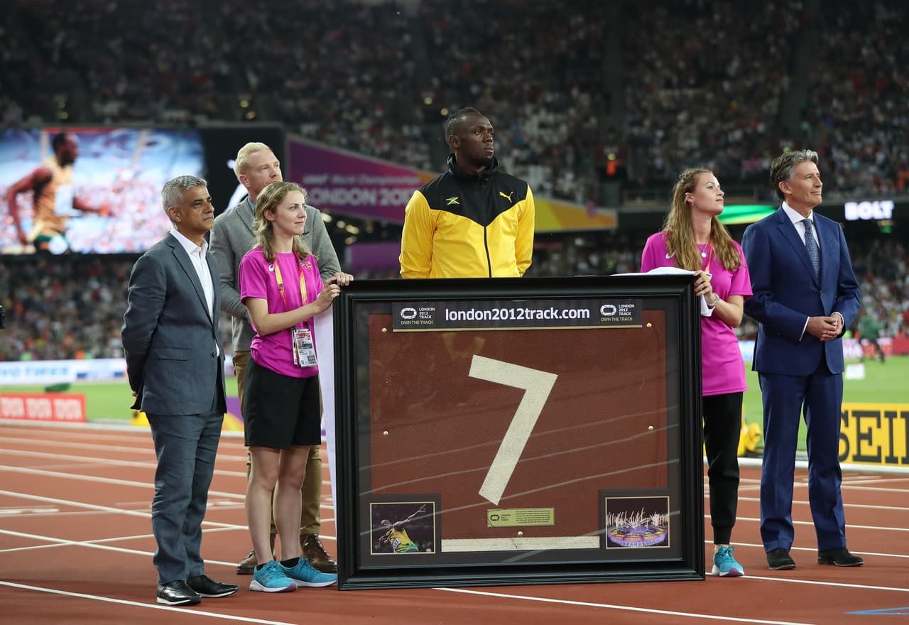 Pese a esto, no podía irse del torneo sin un homenaje por una vida entregada al atletismo, siendo el mejor durante muchos años.