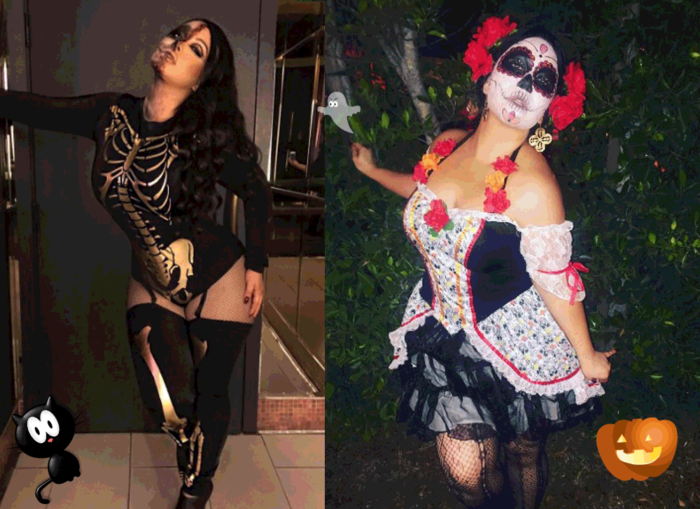 ¿Cómo te gusta más Chiquis Rivera, de esqueleto o de Catrina? Se nota que los famosos adoran esta época del año para impresionar a todos sus fans con sus disfraces.