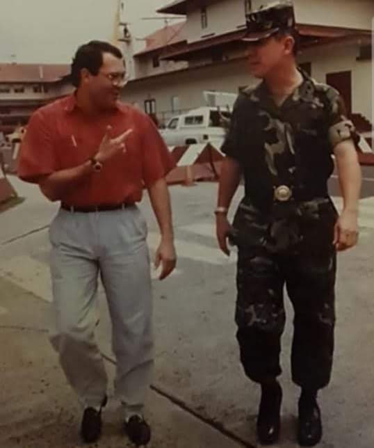 During the invasion of Panama, Amadis Jiménez and Gen Marc are credited with convincing 75 percent of the Panamanian forces to surrender without a fight. "People describe Marc as having won the war with a telephone," said his former boss in Panama, Gen Fred Woerner. "He saw a way to accomplish the mission, and at the same time minimize the loss of life and destruction. He was the glue in Just Cause."