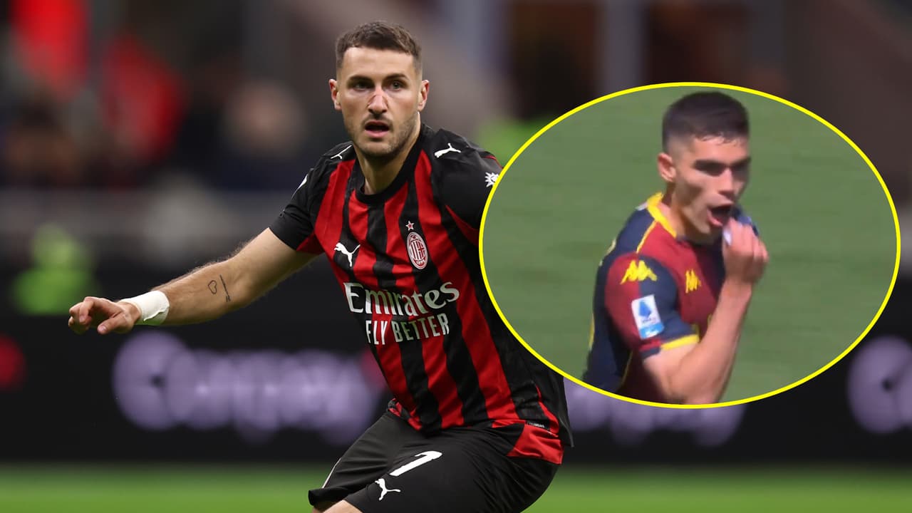 Johan Vásquez gana duelo a Santiago Gimenez con gol en el Genoa vs. Milan