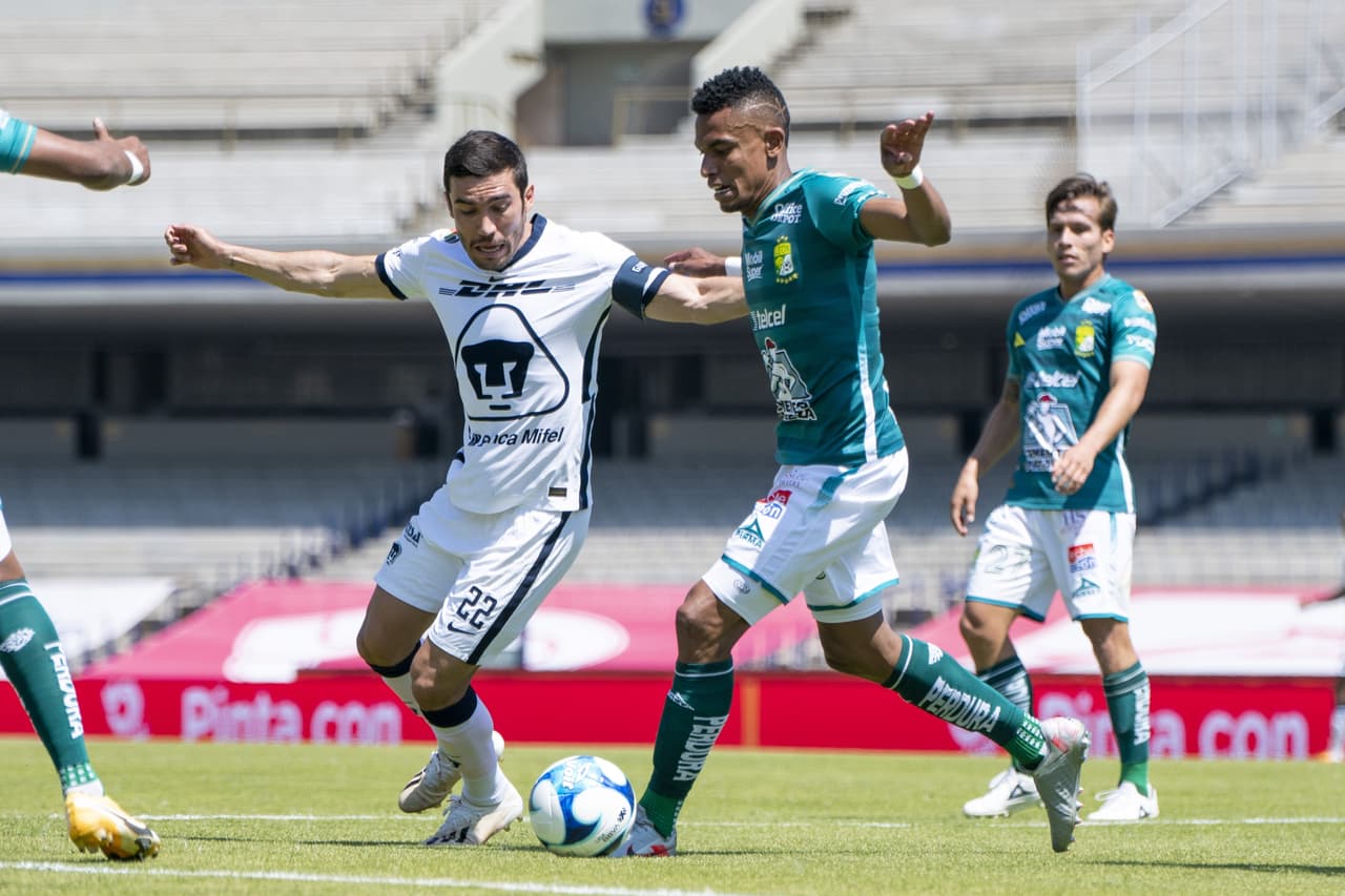 Ángel Mena tuvo que aparecer para que el León volviera a ganar y asegurara tres puntos que los ponen en la pelea por el repechaje de manera momentánea. Pumas hila cinco partidos sin poder ver la victoria, de los cuales cuatro han sido derrotas.