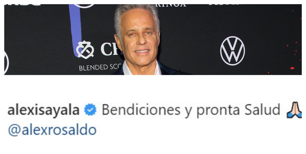 Mientras que Alexis Ayala le deseó "pronta salud".